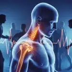 cheville fracture de fatigue image vectorielle