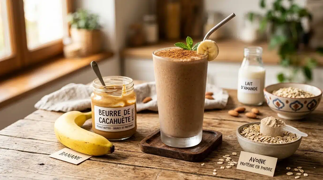 Smoothie maison pour la prise de masse