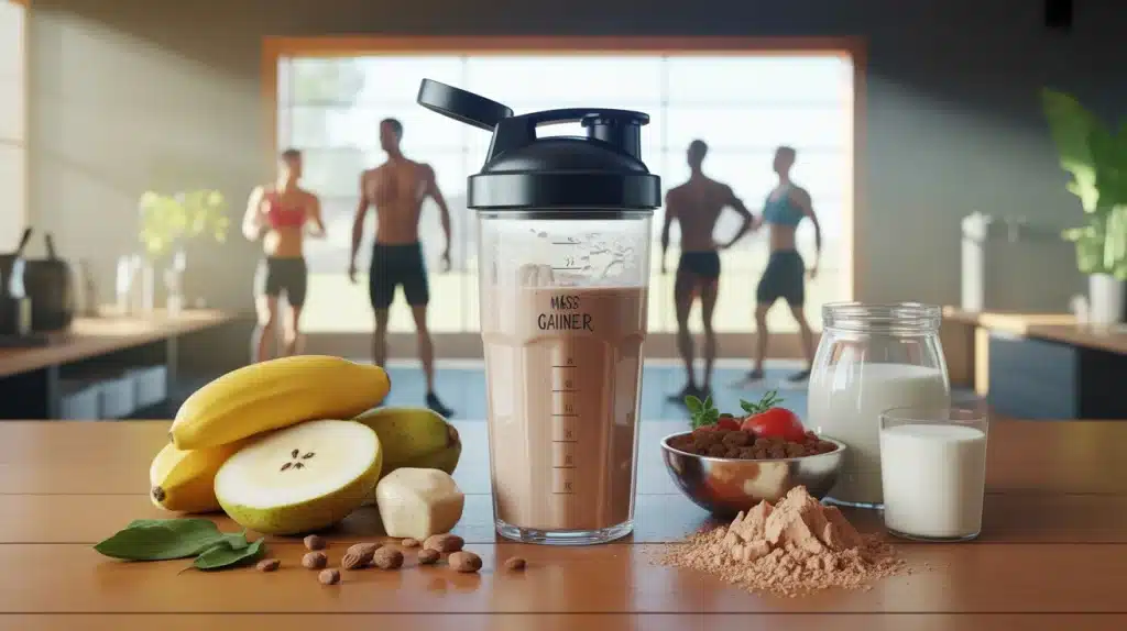 mass gainer mass gainer shaker smoothie ingrédients naturels