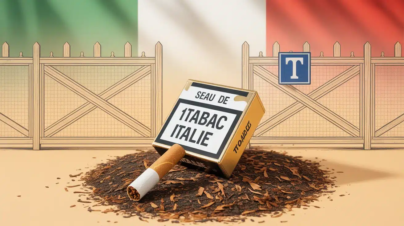 seau de tabac 1kg italie prix à la frontière