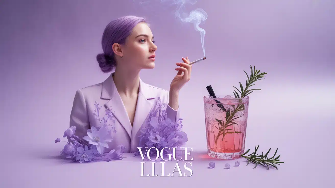 vogue lilas cigarette superslims femme