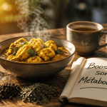 aliments qui boostent le métabolisme sur table petit déjeuner