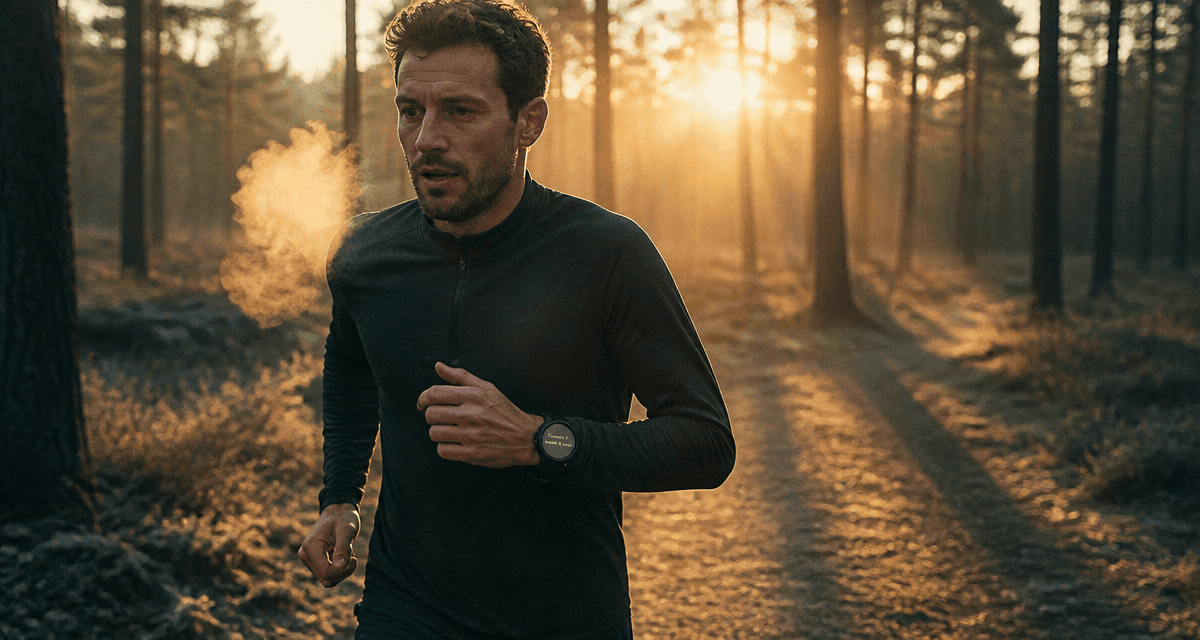 courir le matin a jeun chemin forestier