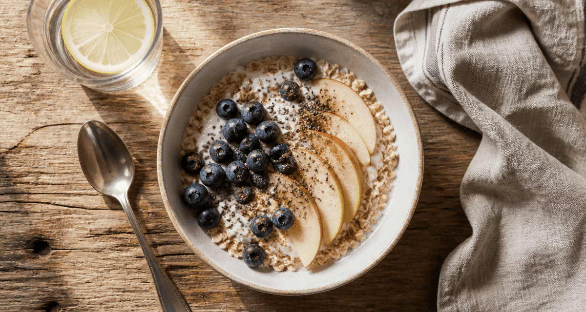 flocon d avoine et yaourt pour maigrir avec fruits