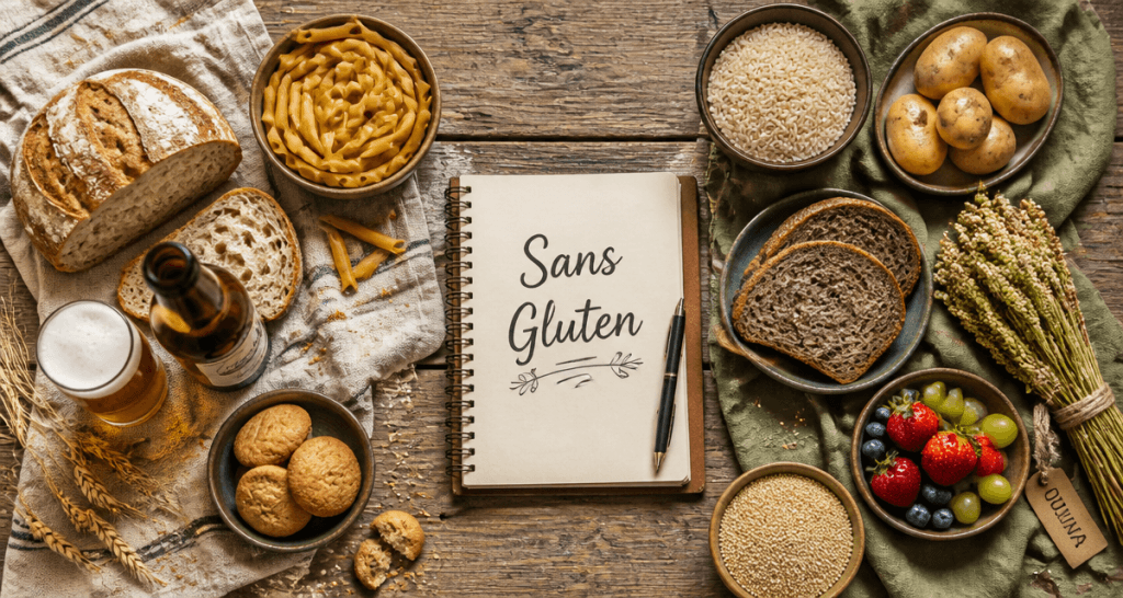 Gluten aliments a eviter sur table, alternatives sans gluten