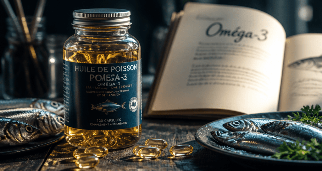 huile de poisson bienfaits capsules et poissons frais