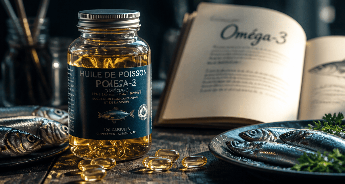 huile de poisson bienfaits capsules et poissons frais