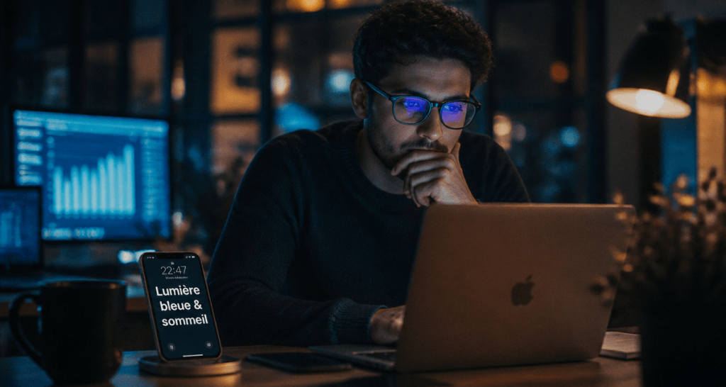 lunettes anti lumiere bleue efficacite travail ordinateur