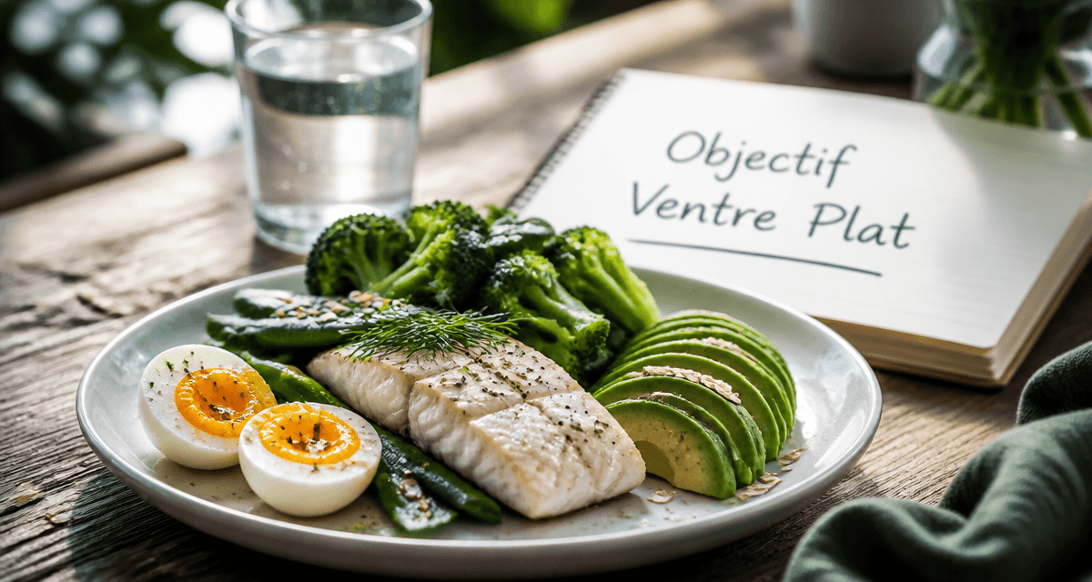 maigrir du ventre alimentation assiette équilibrée