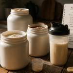 meilleur marque de proteine pots poudre smoothie carnet