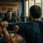 musculation homme 40 ans squat effort