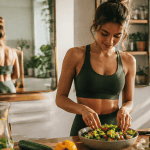 perdre poids 1 semaine femme salade cuisine