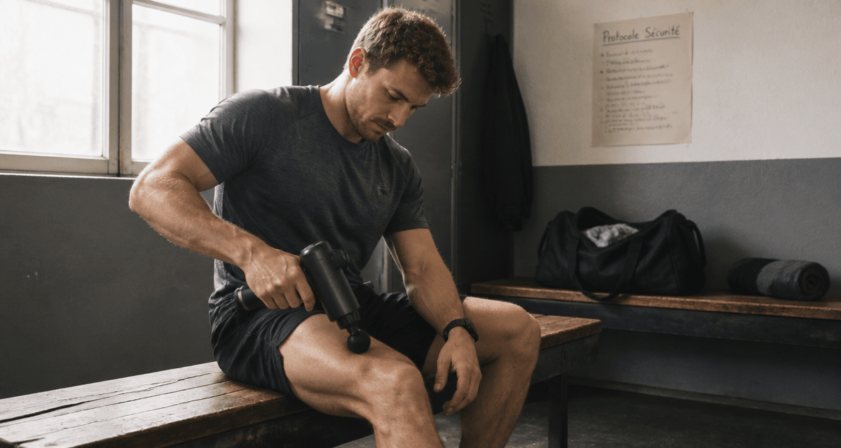 pistolet massage avis kiné sportif vestiaire