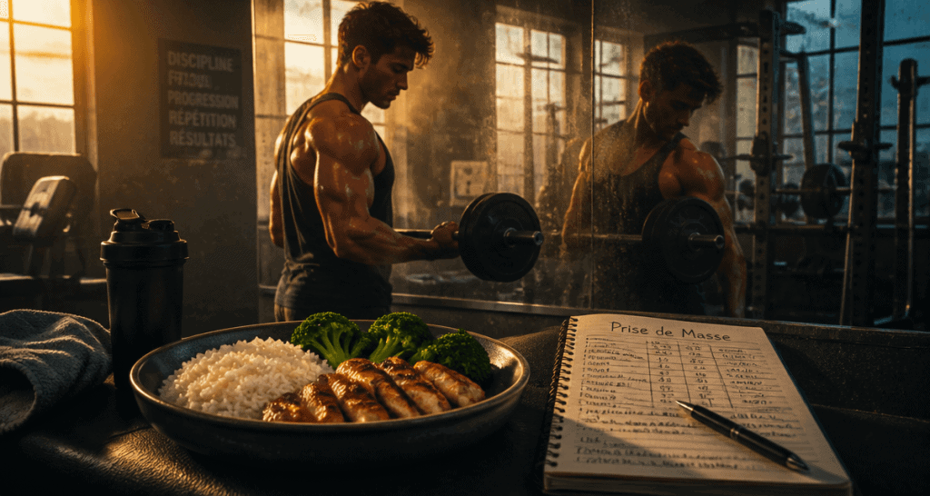 prise de masse musculaire homme salle de sport
