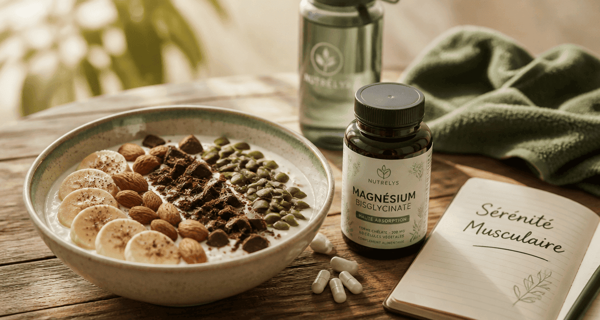 quel magnesium prendre en cas de crampes bol yaourt et bisglycinate