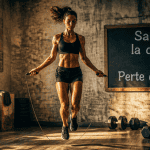 Saut a la corde et perte de poids en salle