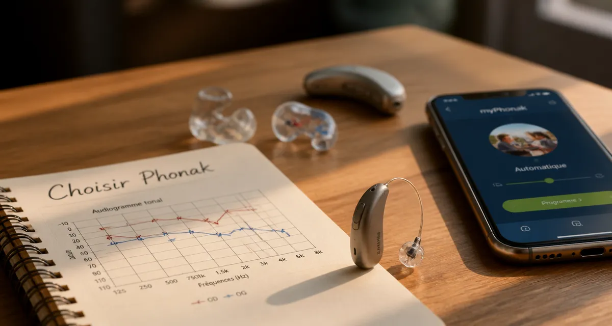 Aide auditive phonak et app myPhonak pour une clarté sonore naturelle