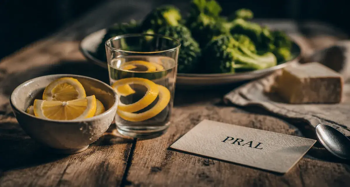 Aliments acides ou alcalins : citron et indice PRAL pour équilibrer