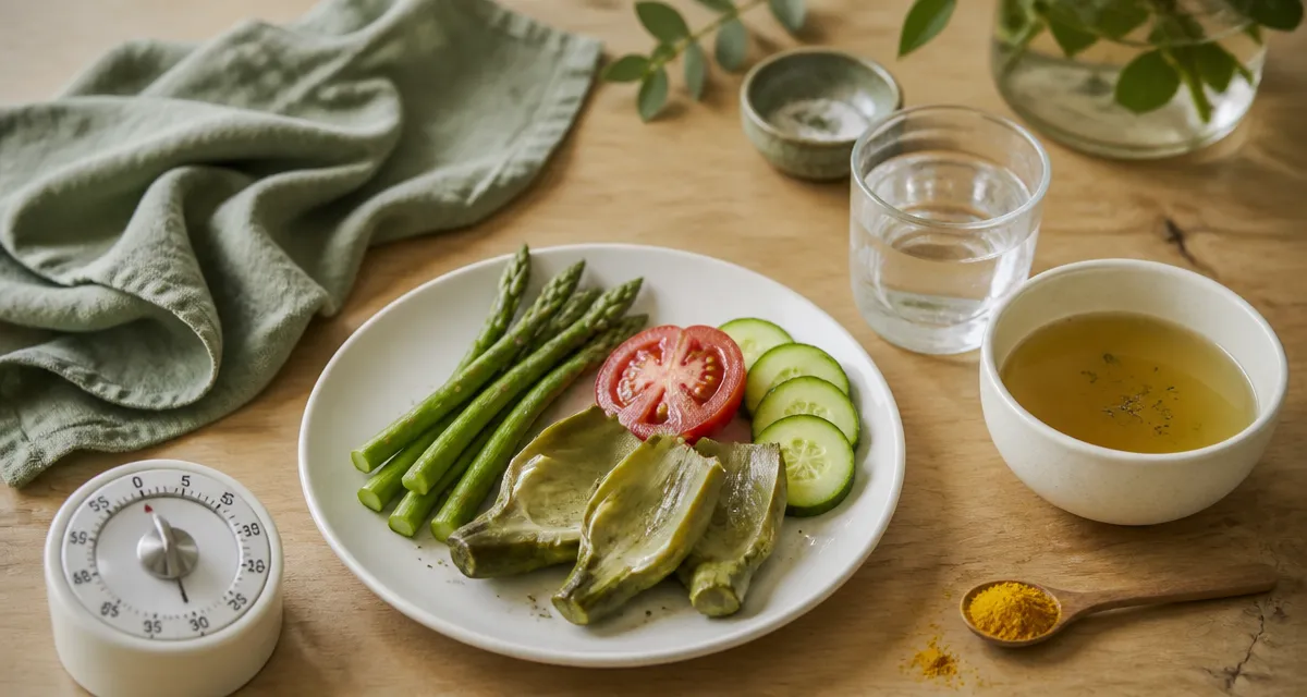 Aliments diurétiques : asperges et concombre réduisent la rétention d’eau