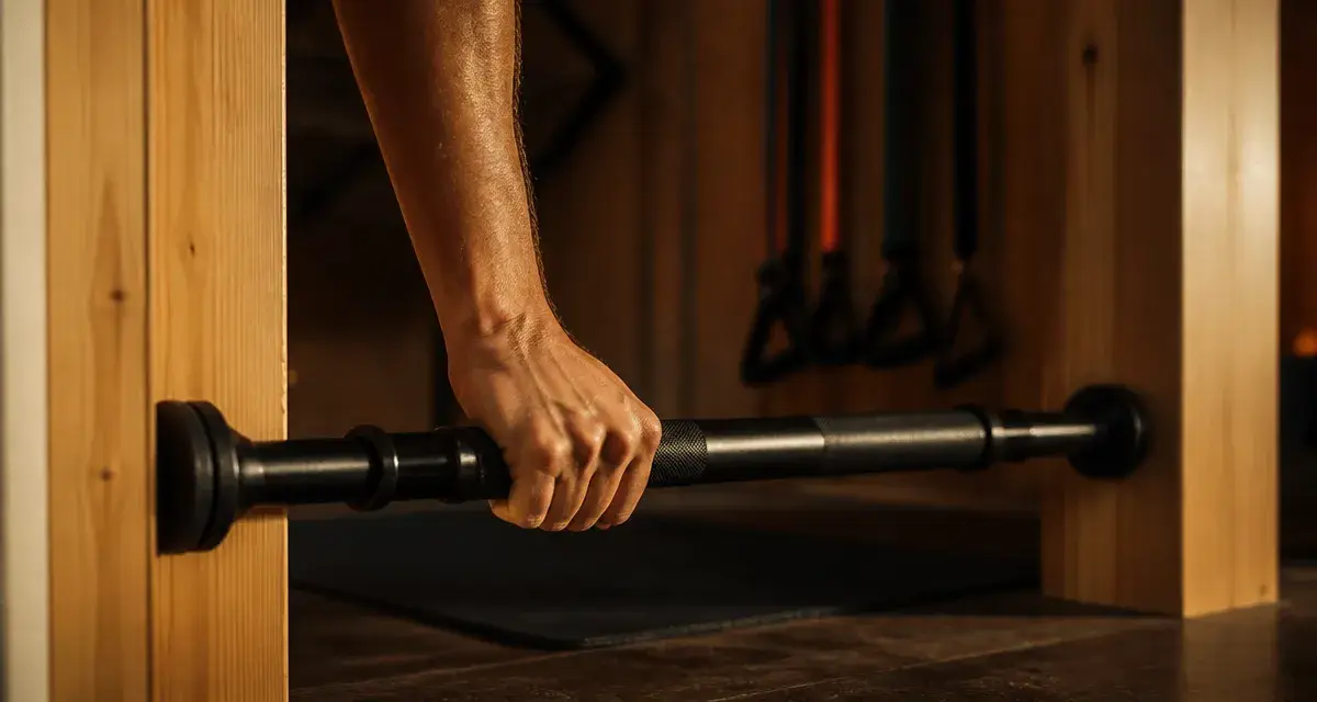Barre de traction de porte pour 200 kg, préserve le cadre