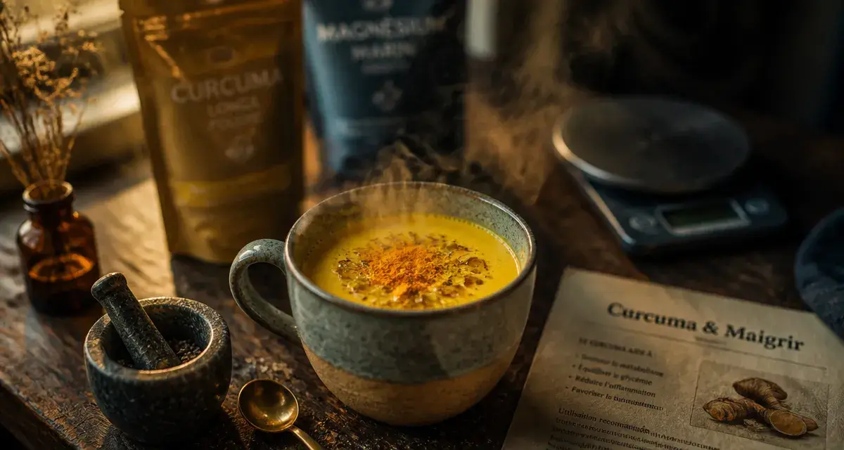 Curcuma et perte de poids : Golden Milk au curcuma