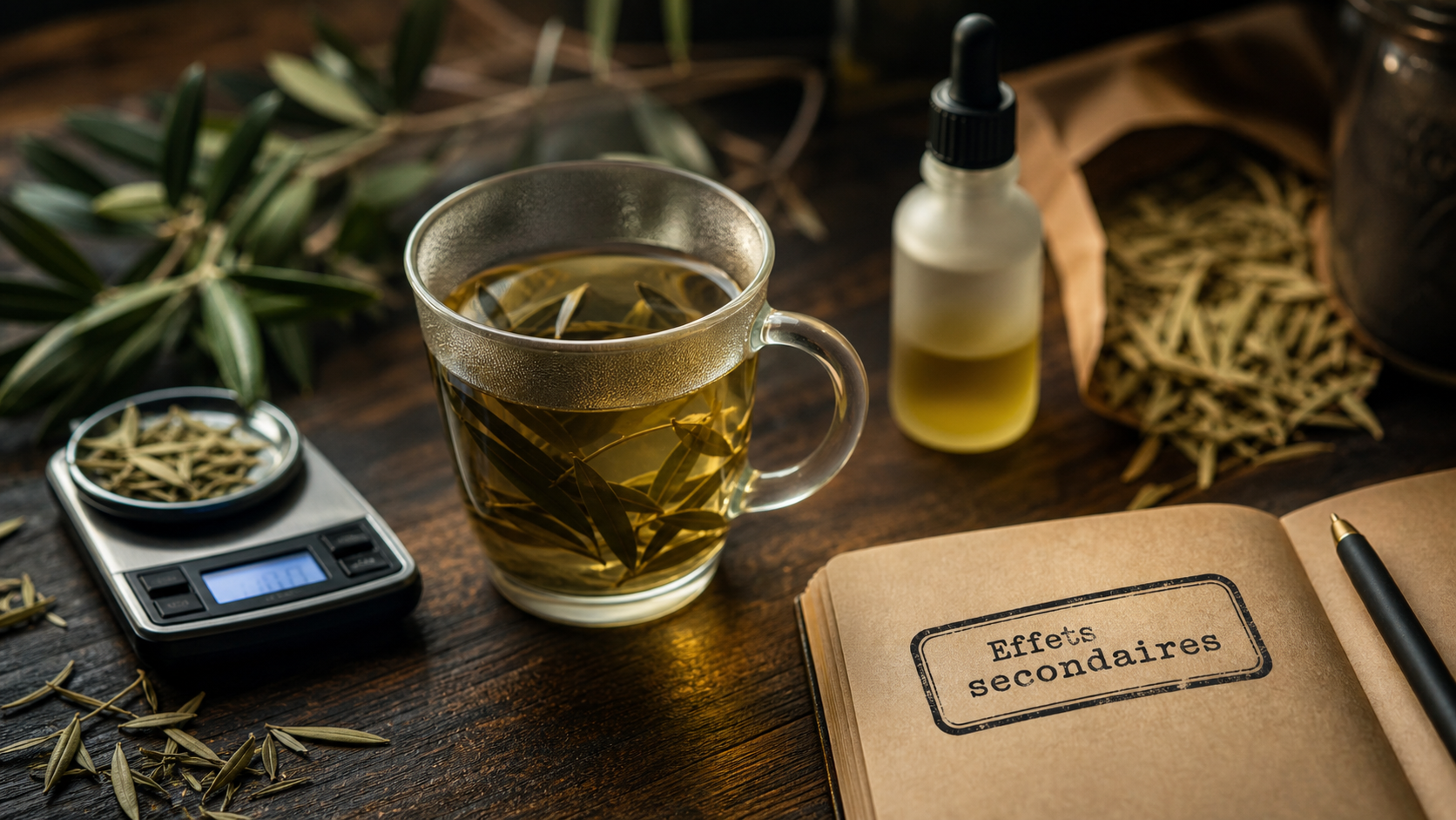 Effets secondaires des feuilles d olivier : tasse infusion et précautions