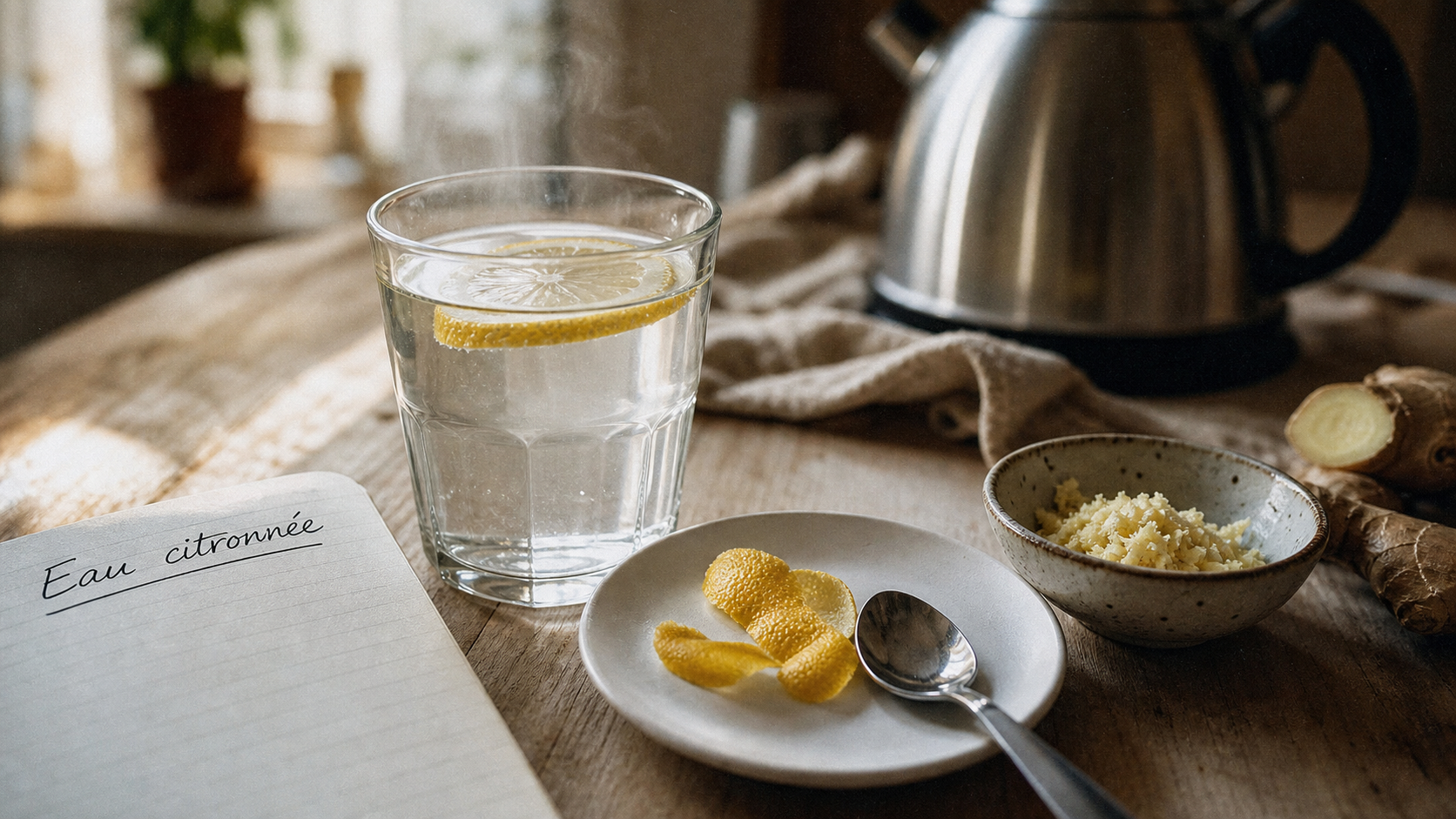 Jus de citron le matin pour maigrir avis : eau citronnée au petit matin