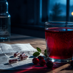 Jus de cranberry infection urinaire sur table