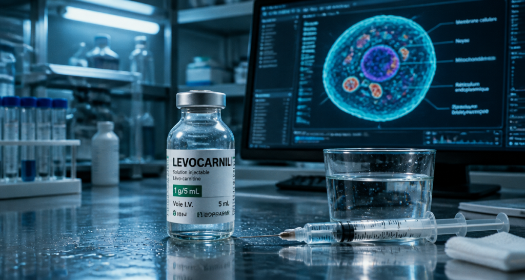 Les bienfaits du levocarnil fiole et seringue en laboratoire