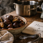 Les marrons font ils grossir : bol de marrons grillés et calories