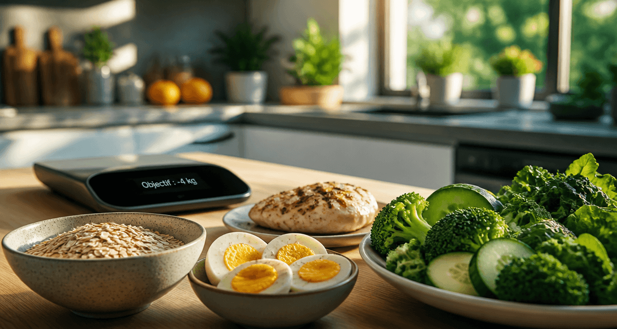 perdre du poids en 1 mois repas équilibré