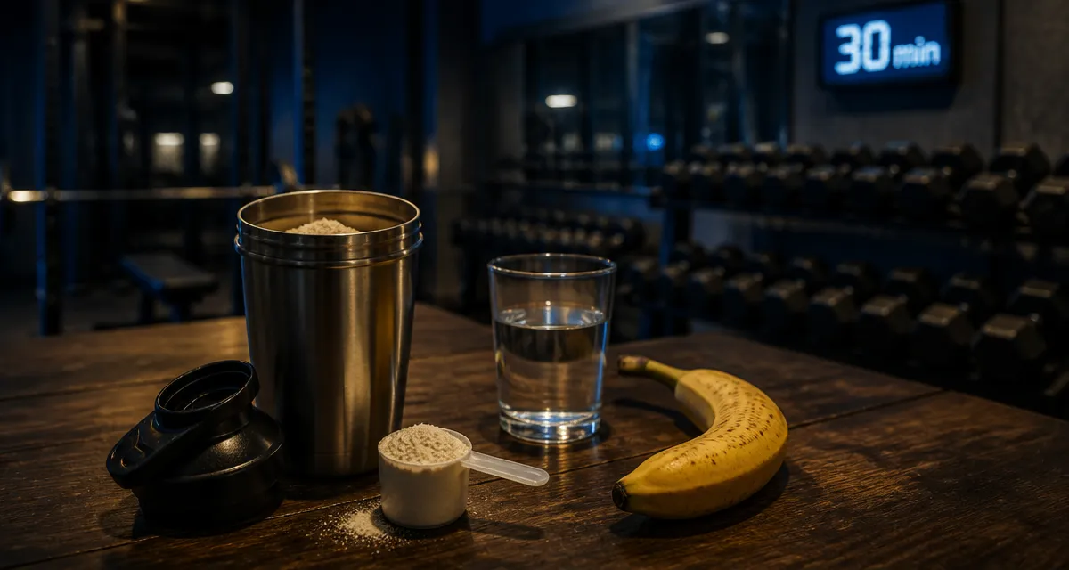 Quand prendre de la whey : shaker et timing sport