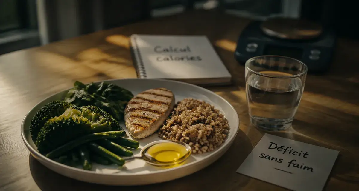 Quoi manger pour maigrir : assiette équilibrée 3 piliers, protéines et légumes