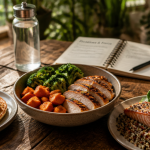 recette riche en proteine musculation bowl poulet saumon pancake skyr