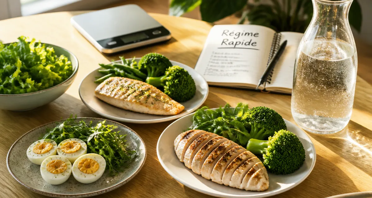 regime rapide et efficace plat proteines legumes