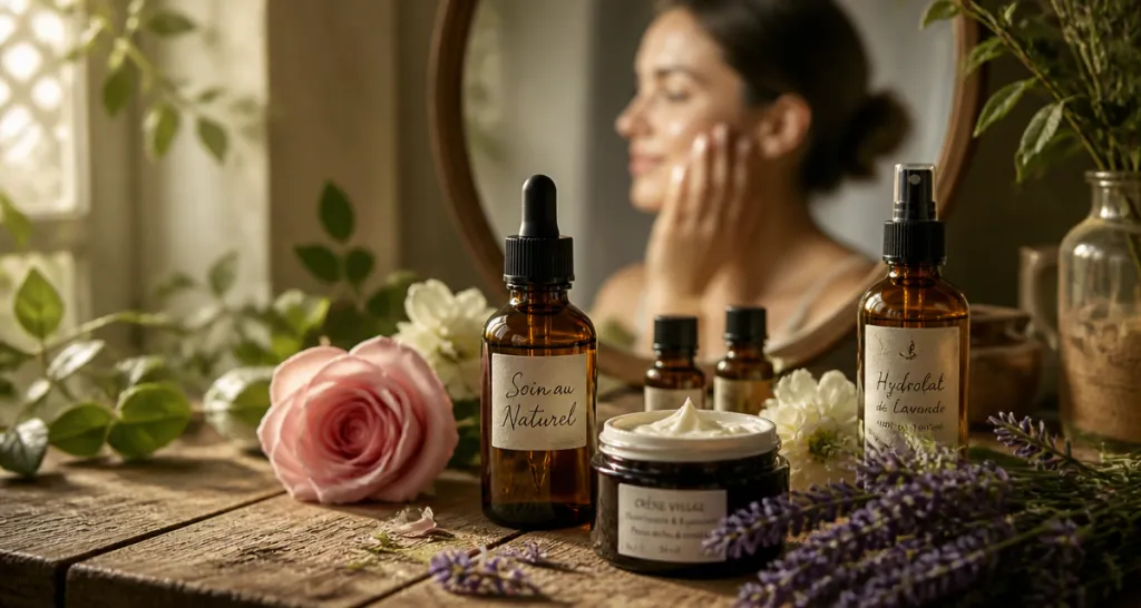 soin au naturel huiles végétales et crème