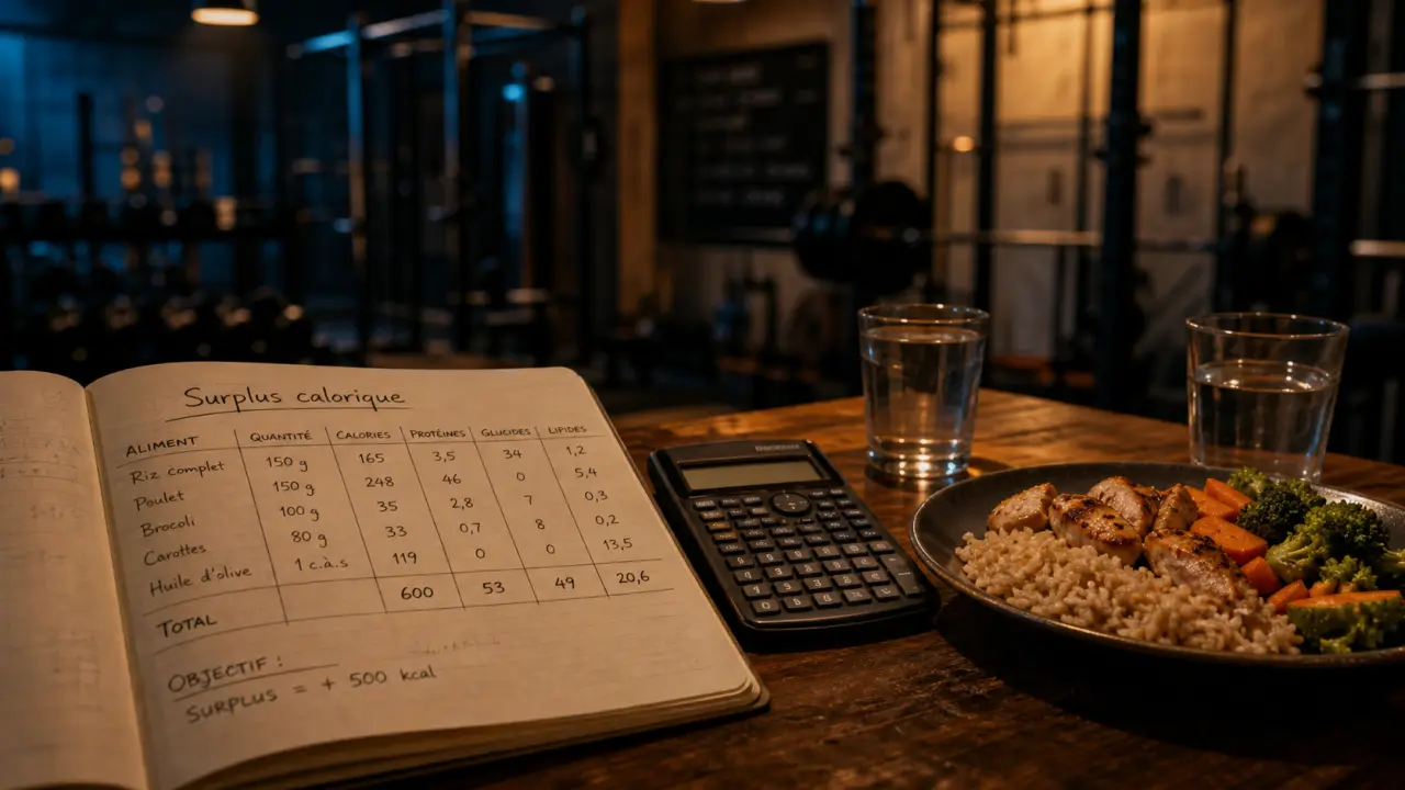 Alimentation prise de masse : macros 50/40/10 et surplus calorique