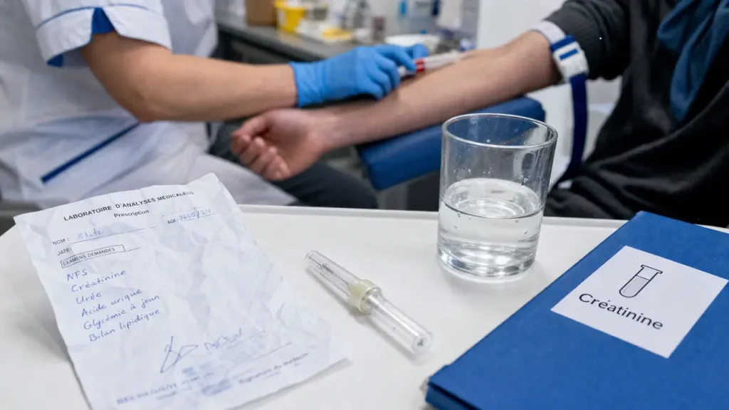 Créatinine à jeun ou pas ? La réponse selon la prise de sang, les urines et la clairance