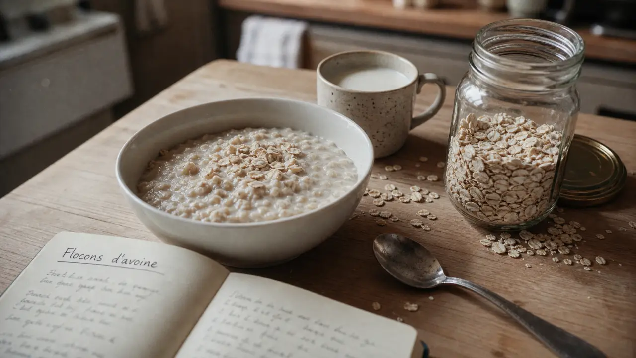 Flocon.d avoine pour porridge, overnight ou muesli
