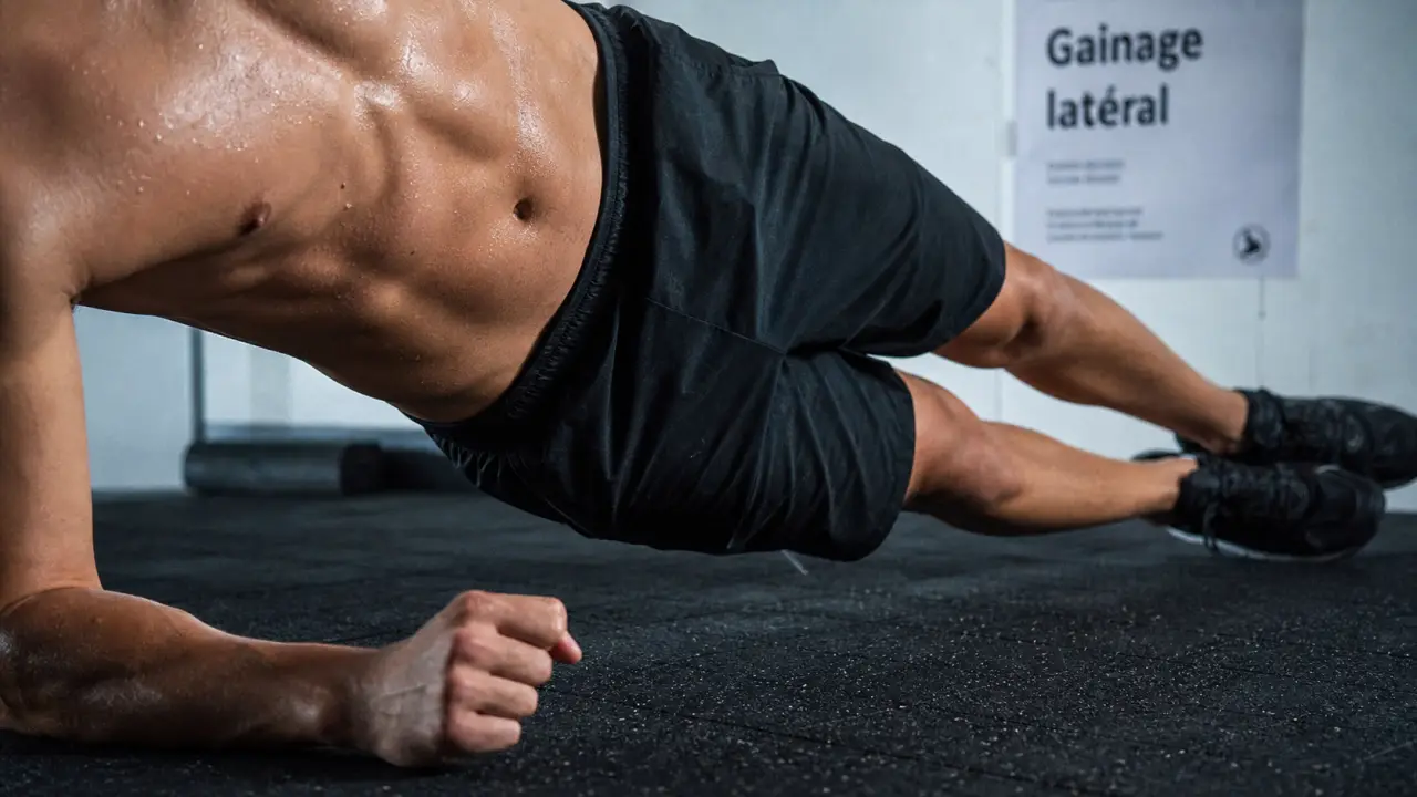 Gainage latéral dynamique : obliques et stabilisation du tronc