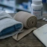 Ibuprofene tendinite : poche de glace et repos pour soulager la douleur