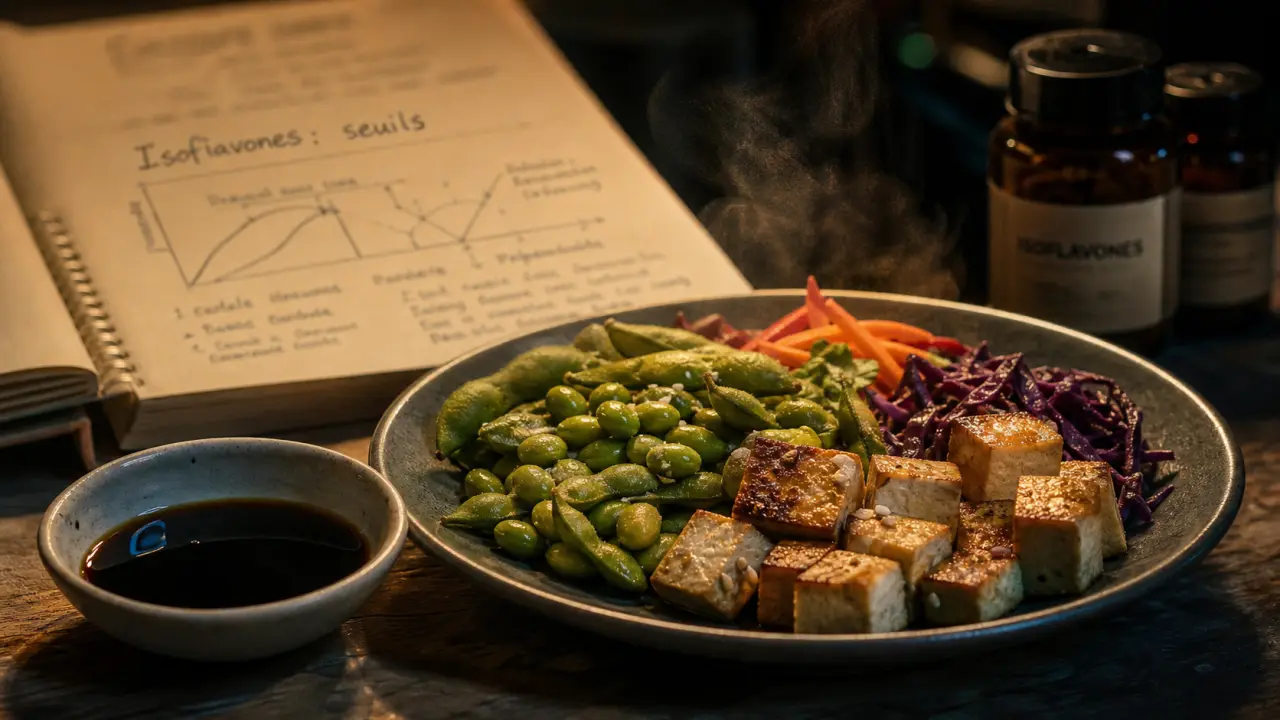 Isoflavones du soja : risques, seuils et sécurité, aliments au soja (tofu, edamame)