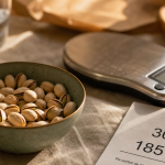 Les pistaches font elles grossir ? 30 g, 185 kcal, satiété