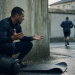 Militaire entrainement cardio poids du corps, sac lesté et gainage