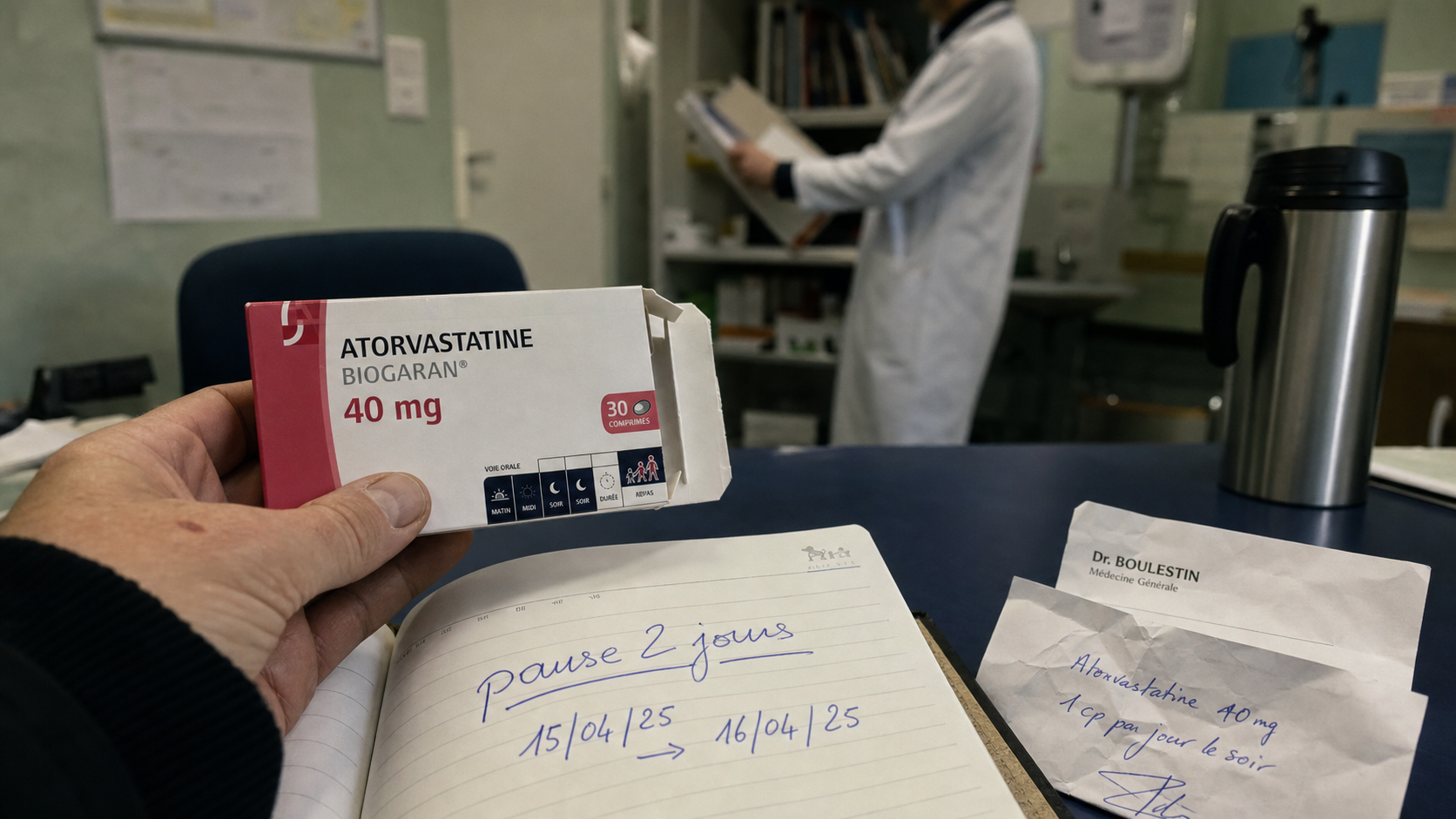 Peut on arreter les statines du jour au lendemain ? Pause et comprimés de statines