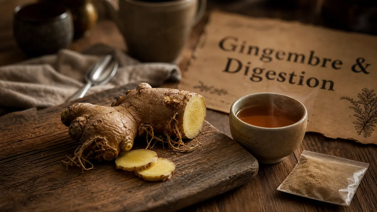 Propriété gingembre : rhizome et infusion pour digestion
