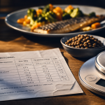 Tableau des aliments : calories et portions