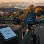 1h de vélo calorie : 250–700 kcal, compteur et jauge d’assistance