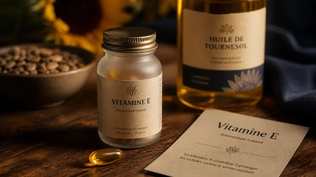 Vitamine E en complément : utile en cas de carence, risquée à forte dose