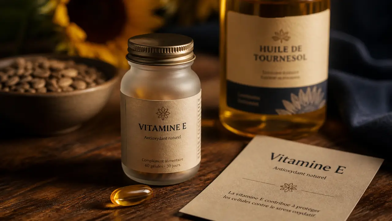 Complément alimentaire vitamine E : capsule et huile, attention aux fortes doses